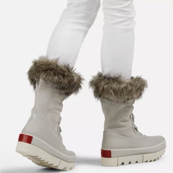SOREL Joan of Arctic Next Platform Waterproof Boots Dove Gray Snow Women's 12 - Picture 12 of 13